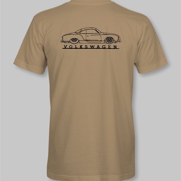 Volkswagen VW Karmann Ghia Retro T-Shirt - New - Picture 8 of 10